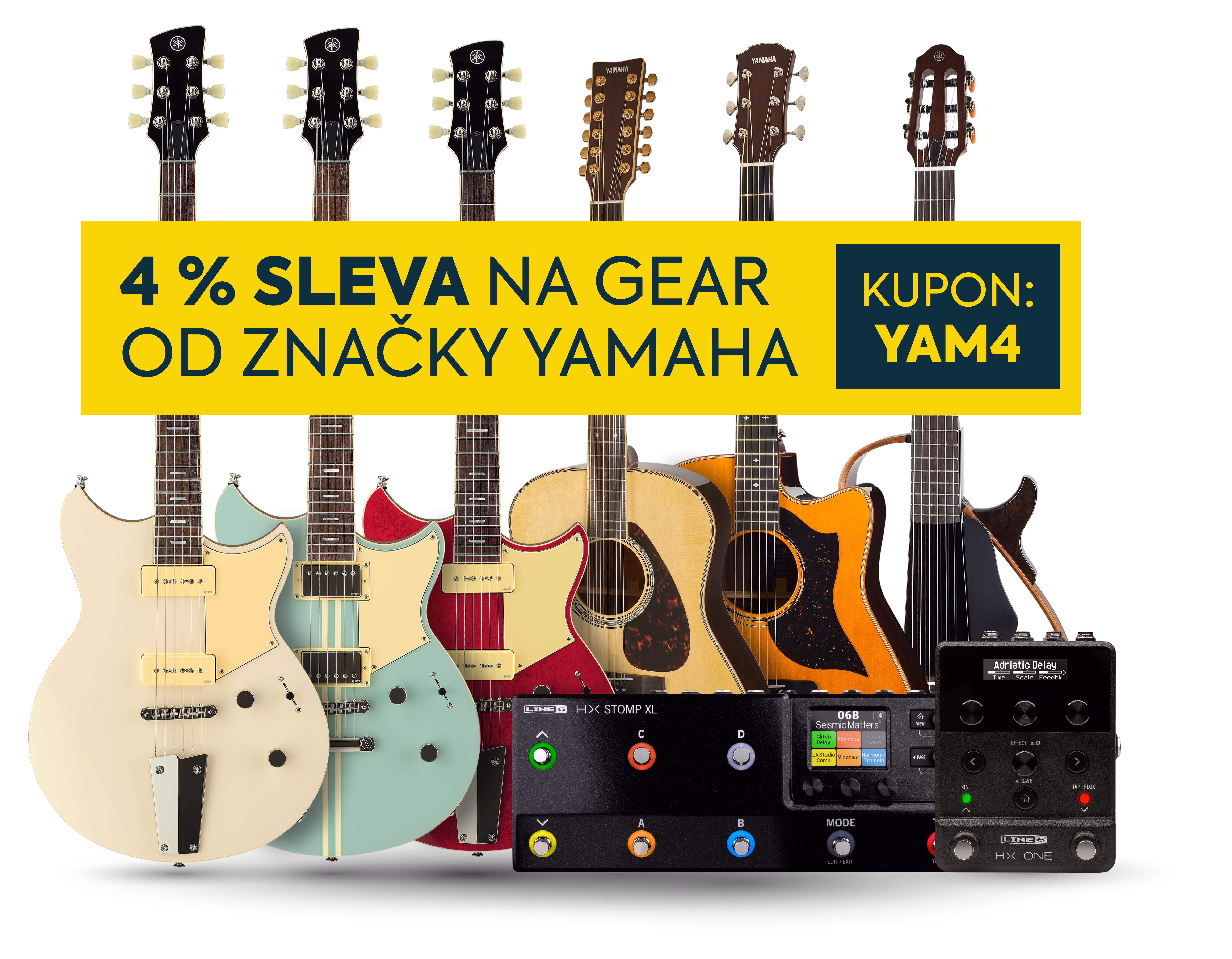 Ve dnech od 16. do 29. března žijeme v Kytarách značkou Yamaha