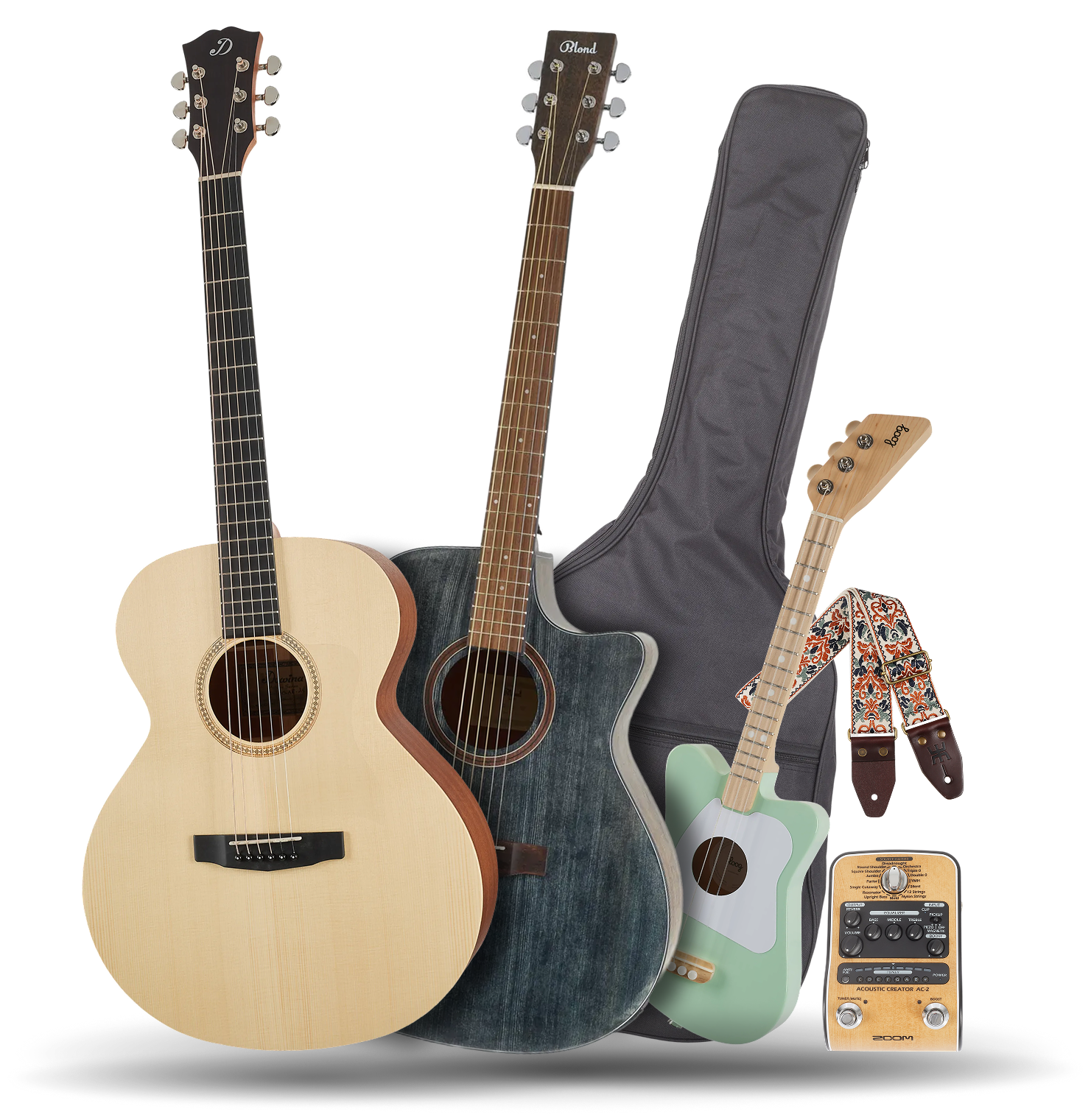 Akustické kytary právě v akci 